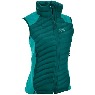 Maul Damen Sardona 2XT REC Steppweste petrol green/ türkis green 38