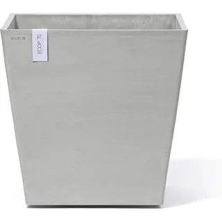 Ecopots Pflanztopf Rotterdam Rollen Weißgrau 49,7 cm x 50 cm