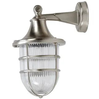 Außenleuchte Messing Riffelglas IP64 Maritim Wand Lampe Laterne Hof Haus FESTOS
