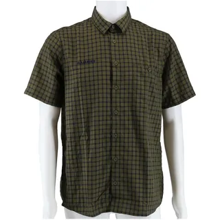 Mammut Wanderhemd Lenni Outdoor Kurzarm (antimikrobielle Ausrüstung, Brusttasche) iguana/marine Herren