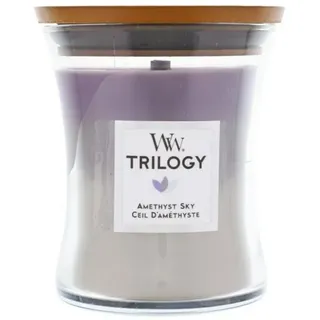 Woodwick Amethyst Sky Duftkerze 275 g lila