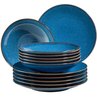 Mäser OSSIA Tafelservice 12-tlg. blau