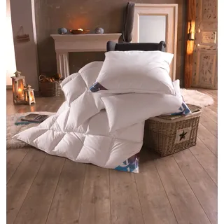 Haeussling Federkopfkissen »Luxus Hygge« 1 Stk. tlg. Downpass, Nomite; STANDARD 100 by OEKO-TEX®, weiß