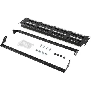 Lanberg 2he 19-zoll Patchpanel 18 Ports - Black