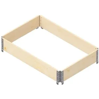 Pflanzer Kit Gemüsegarten (120x80x19, 5 CM) Garden Box Eco Upyard Natural 0017