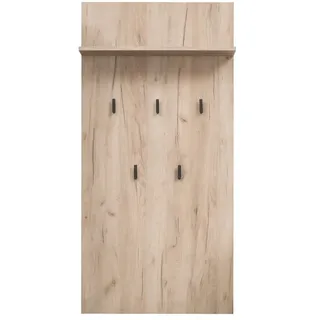 INOSIGN Garderobenpaneel Umbria 67 x 137 x 19,5 cm Grau Eiche