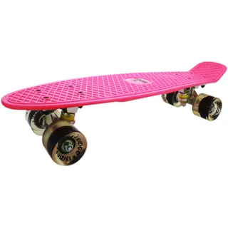 Ridge PB-27-Pink-Clear Skateboard, Pink/Clear, 69 cm