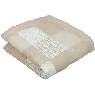 ULLENBOOM Krabbeldecke für Baby 120x120 cm - Dick und weich gepolstert | Außenmaterial: 100% Baumwolle, Alle Materialien OEKO-TEX zertifiziert, Made in EU, Schadstoffgeprüft und waschbar