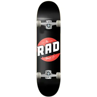 RAD Logo Progressive Skateboard Schwarz 8.125"