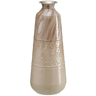 BigBuy Home Vase Beige Eisen 28 x 28 x 68 cm