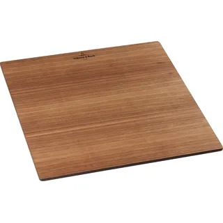 Villeroy & Boch Universal Schneidebrett Küchenzubehör, platzsparendes Schneidebrett Holz, Holzbrett Küche aus amerikanischem Nussbaum mit Kompaktkern, eckig