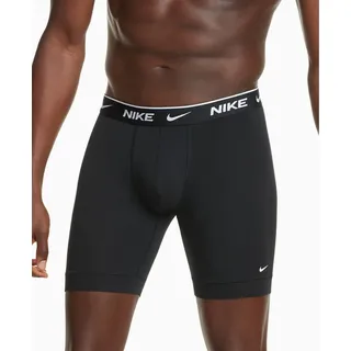 Nike Herren Everyday Cotton Stretch Boxer 3-Pack Black, S