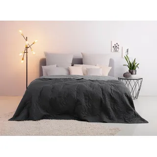 otto home my home Tagesdecke »Amanda gesteppte Tagesdecke, in diversen Größen erhältlich«, grau