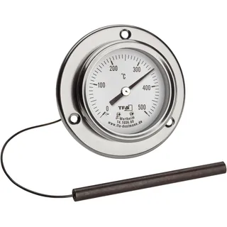 TFA Grillthermometer Edelstahl grau