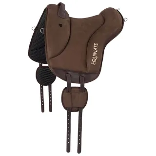 Equinate Reitpad Newfield aus synthetischem Wildleder Pony Braun - Braun