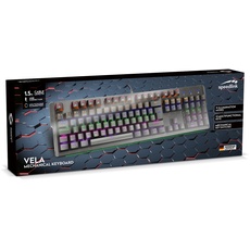 Bild von VELA LED Mechanical Gaming Keyboard schwarz, USB, DE (SL-670013-BK)