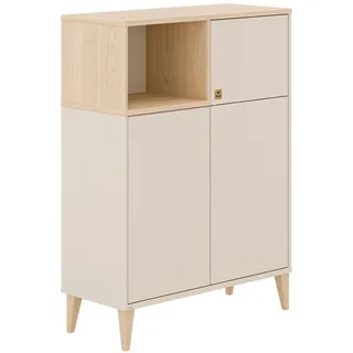 Paidi Highboard 94,8 x 129,6 x 40,1 cm Beige