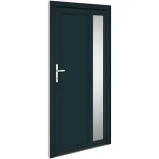 vidaXL Haustür Anthrazit 108x208 cm PVC - Grau