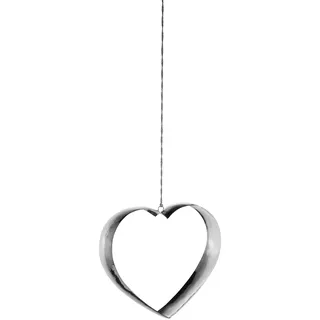 Fink Dekohänger »ANYA« Dekoherz zum Hängen, aus Edelstahl, outdoorgeeignet, silberfarben