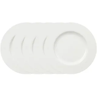 Villeroy & Boch 10-4412-2630 Royal ø 28.0 cm, 6er Set Weiß, weiß,