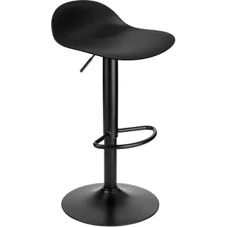 Baroni Home Barhocker mit Verstellbarer Höhe 41 x 40 x 64-86 cm Schwarz