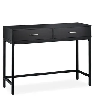 Relaxdays Konsolentisch 110x42x81 cm schwarz