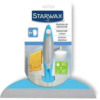 STARWAX Duschabzieher mit Saugnapf 22 cm