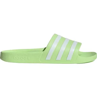 ADIDAS Aqua adilette Badelatschen grün 39,5 - Weiß, Grün