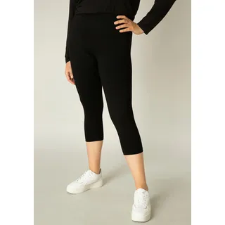 Base Level Curvy "Audrey", Damen, Gr. 54 (56), N-Gr, schwarz, Jersey, Obermaterial: 94% Viskose, 6% Elasthan, unifarben, Basic, figurbetont kniebedeckend, Hosen