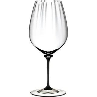 RIEDEL 4884/0D, Rotweinglas, Standard-Glas, Glas, Schwarz, Transparent, Cabernet Sauvignon wine, 834 ml - Schwarz