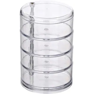 Wenko Kosmetik Organizer Tower 11,5 x 11,5 x 17,5 cm 4-tlg. transparent