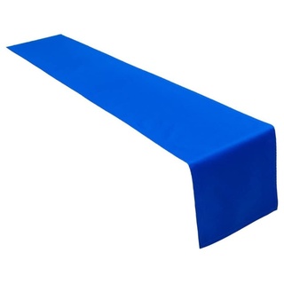 Lemos Home Hochwertiger Tischläufer Tischwäsche aus 100% Baumwolle Kollektion Konzept, Farbe & Größe wählbar (Tischläufer - 40x250cm, Royalblau)