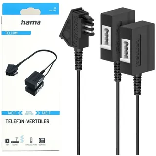 Hama TAE-Verteiler TAE-F auf 2x TAE-F