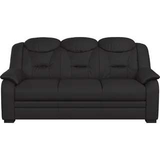 Cotta Couch Baumwolle 3-Sitzer Schwarz