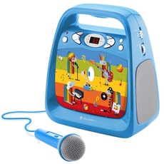 GoGen Głośnik karaoke dla dzieci GoGEN DECKOKARAOKEB CD, Bluetooth