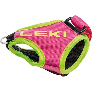 LEKI Shark Frame Strap, neonpink-Neonyellow, S-M-L