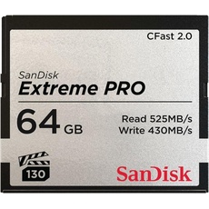 Bild von Extreme PRO R525/W430 CFast 2.0 CompactFlash Card 64GB (SDCFSP-064G-G46D)