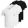 JJEORGANIC BASIC TEE O-NECK 5PK MP NOOS Packung 5 Stk schwarz-weiß
