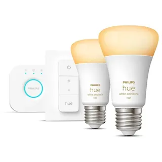 Philips Hue White Ambiance 1100 E27 8W Starter-Kit (9290024684)