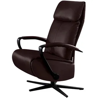 Relaxsessel W.SCHILLIG "rumbaa", braun (mocca z69), B:73cm H:115cm T:84cm, Longlife Xtra-Leder Z69: Das feinnarbige, gedeckte Softleder Z69 besticht durch seine außergewöhnliche Weichheit im trendigen »Vintage-Look«, Hautstärke 0, 9 - 1, 1 mm, Sessel, Relaxsessel, wahlweise mit Doppelmotor, in Größen S, M & L, mit 5-Sternfuß