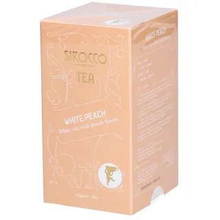 Sirocco Bio Tee White Peach Weißer mit Pfirsich 20 St