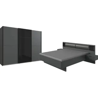 Wimex Schlafzimmer-Set »Barcelona« 4-teiliges Set, grau