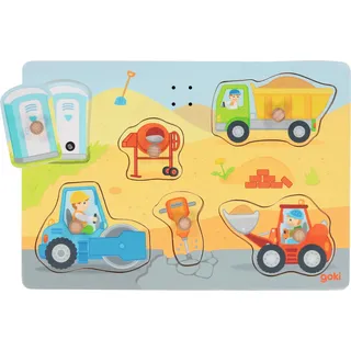 GoKi Steckpuzzle Auf der Baustelle (57369)