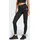 Damen Tights Black/White M