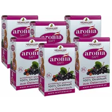 Aronia Direktsaft 3 Liter Box online kaufen - (6er Pack)