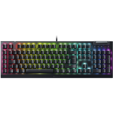 Razer BLACKWIDOW V4 X - GREEN SWITCH - Gaming Tastaturen - Nordisch - Schwarz