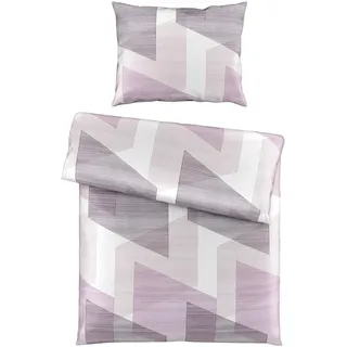 Esposa Bettwäsche , Lila , Textil , Abstraktes , 140x200 cm , pflegeleicht, atmungsaktiv, hautfreundlich, schadstoffgeprüft , Heimtextilien, Bettwäsche & Leintücher, Bettwäsche, Satin-Bettwäsche