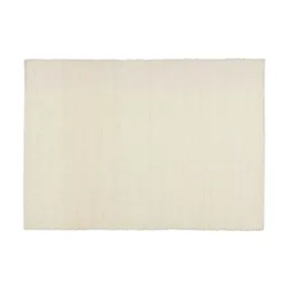 Sansibar Hörnum Wollteppich 190 x 290 cm Beige/Weiß
