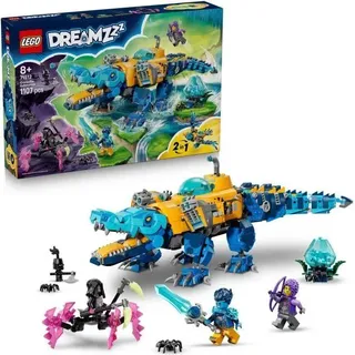 LEGO DREAMZzz Krokodil-U-Boot 71512, 2-in-1 Bauspielzeug, 8+ Jahre, 3 Minifiguren, Neue Abenteuer