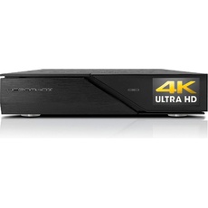 Dreambox DM900 RC20 ultraHD (DVB-C FBC Twin MS E2) (2 GB, DVB-C, CI+-Schacht), TV Receiver, Schwarz